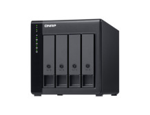 QNAP High-performance Desktop SATA 6Gbps JBOD Storage Enclosure | TL-D400S | Black