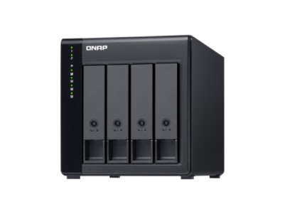 QNAP High-performance Desktop SATA 6Gbps JBOD Storage Enclosure | TL-D400S | Black