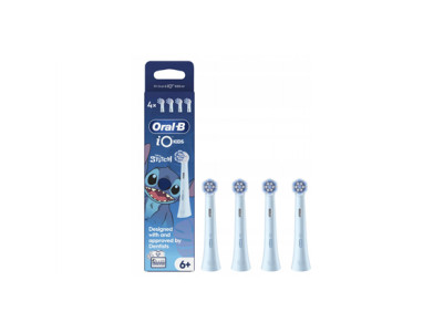 Oral-B Replacement brush heads | iO kids Refills Stitch | Heads | For kids | Number of brush heads included 4