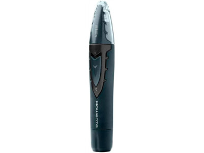 Rowenta Nose and Ear Trimmer | TN3011F0 | Cordless | Wet & Dry | Black/Blue