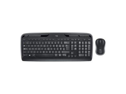 Logitech MK330 | Keyboard and Mouse Set | Wireless | Mouse included | US International | Black