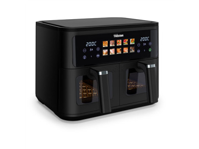 Tristar Double Basket Airfryer | FR-9075 | Power 2500 W | Capacity 9 L | Hot air technology | Black