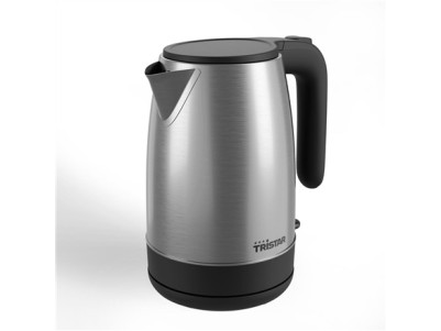 Tristar | Kettle | WK-1348 | Electric | 2200 W | 1.7 L | Stainless steel | 360 rotational base | Black/Stainless Steel