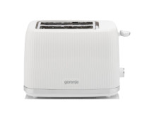 Gorenje Toaster | T850DPW | Number of slots 2 | Housing material Plastic | White
