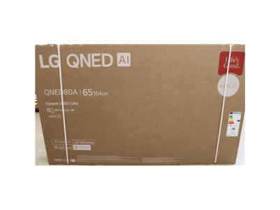 SALE OUT. LG 65QNED80A3A | 65 | Smart TV | webOS | UHD | DAMAGED PACKAGING