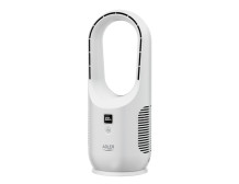 Adler Bladeless Rechargeable Fan | AD 7343 | Desk Fan | White | Diameter 14 cm | Number of speeds 3
