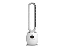 Adler Bladeless Fan | AD 7344 | Tower Fan | White | Diameter 23 cm | Number of speeds 3 | Oscillation | 60 W | Remote control