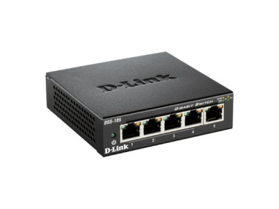 D-Link | Ethernet Switch | DGS-105/E | Unmanaged | Desktop | Gigabit Ethernet (copper) ports quantity 5