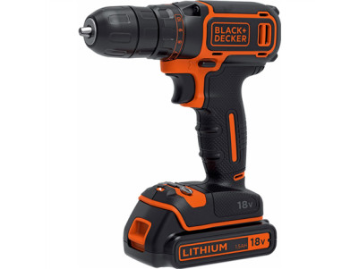 BLACK & DECKER Cordless Drill, 18V | BDCDC18-QW