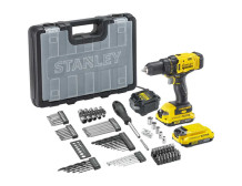 Stanley Screwdriver Kit, 18 V, 2 Ah accumulator | SFMCD700D2A-QW