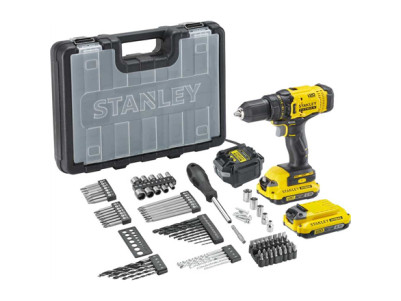 Stanley Screwdriver Kit, 18 V, 2 Ah accumulator | SFMCD700D2A-QW