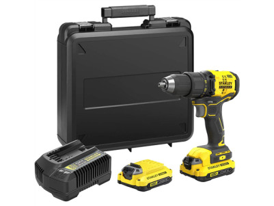 Stanley | 18V V20 Brushless Drill Driver - 2.0Ah Kit | SFMCD710D2K-QW | 18 V | 2.0 Ah | Lithium Ion