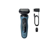 Braun Shaver | Series 5 52-A1000s | Operating time (max) 50 min | Wet & Dry | Lithium Ion | Blue/Black