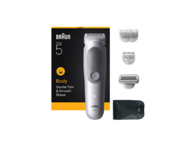 Braun Body Groomer | Series 5 BG5550 | Cordless | Lght Grey