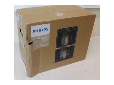 SALE OUT. Philips Dual Basket Airfryer | NA462/70 4000 Series | Power 2750 W | Capacity 10 L | Rapid Air technology | Black | DA