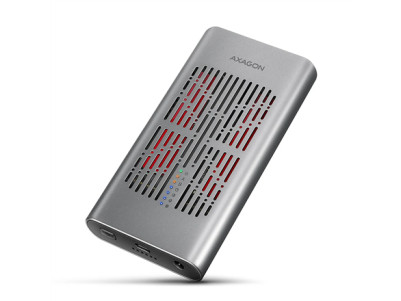 AXAGON USB-C 20Gbps Dual M.2 NVMe SSD CLONE MASTER Enclosure | EEM2-20GD