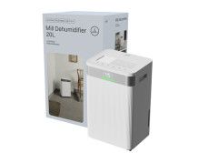 Mill | Dehumidifier | MDH20 | Suitable for rooms up to 20-30 m | Water tank capacity 4 L | White