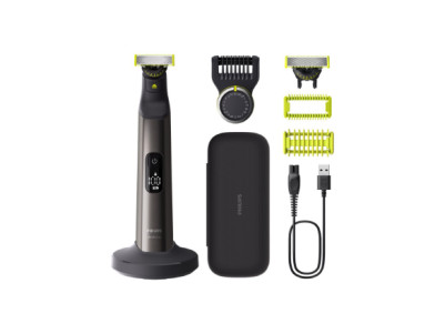 Philips | Hair trimmer, Face and Body | QP6652/61 OneBlade Pro 360 | Cordless | Wet & Dry | Number of length steps 20 | Grey/Bla