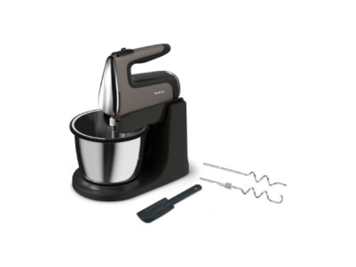 TEFAL | Hand Mixer | Powermix Silence HT654E38 | Hand Mixer | 600 W | Number of speeds 5 | Turbo mode | Dark grey
