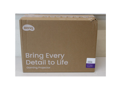 SALE OUT. Benq X500i | 4K UHD (3840 x 2160) | 2200 ANSI lumens | White/Black | DAMAGED PACKAGING | Wi-Fi