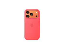 Apple iPhone 17 Pro Silicone Case with MagSafe Bright Guava | Apple