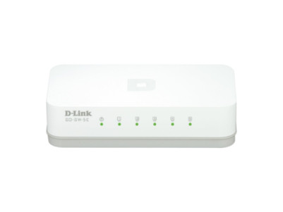 D-Link | 5-Port Fast Ethernet Easy Desktop Switch | GO-SW-5E/E