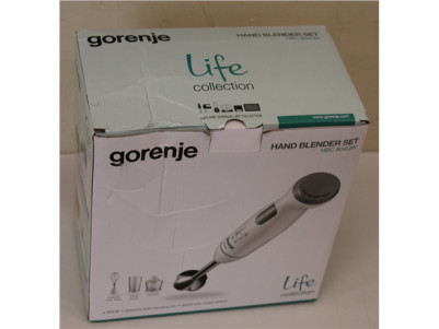 SALE OUT. Gorenje Hand Blender | HBC804QW | Hand Blender | 800 W | Jar capacity 0.5 L | White | DAMAGED PACKAGING