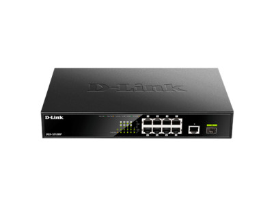 D-Link | 10 Gigabit port Switch with PoE | DGS-1010MP | Unmanaged | Desktop / Rackmount | Gigabit Ethernet (copper) ports quanti