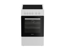 INDESIT Cooker | I5V8PMW | Hob type Ceramic | Oven type Electric | White | Width 50 cm | Depth 60 cm | 55 L