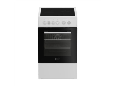 INDESIT Cooker | I5V8PMW | Hob type Ceramic | Oven type Electric | White | Width 50 cm | Depth 60 cm | 55 L