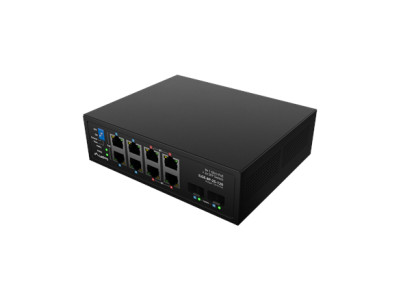 Lanberg Switch PoE 4xBT 4xAT 4xSFP Din Unmanagment Gigabit Ethernet | ILGE-8P-2S-120 | Unmanaged | Din rail