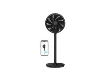Duux Fan | Whisper Flex 2 | Stand Fan | 2-21.5 W | Diameter 34 cm | Number of speeds 30 | Oscillation | Remote control | Black