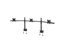 EDBAK SV11 desk mount for three 19 -27 monitors, curved | EDBAK