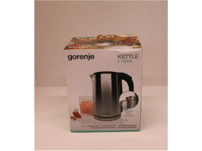 SALE OUT. Gorenje Kettle | K15DWS | Electric | 2200 W | 1.5 L | Stainless steel | 360 rotational base | Stainless Steel | DAMAGE