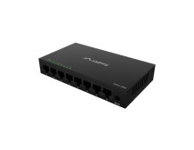 Lanberg Switch 8x1GB/s Unmanagment Gigabit Ethernet Desktop 12V metal case | DSM1-1008