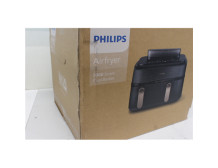 SALE OUT. Philips Dual Steam Air Fryer | NA552/00 5000 Series | Power 2750 W | Capacity 9 L | RapidAir Plus | Black | DAMAGED PA
