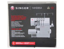 SALE OUT. Singer Sewing Machine | 14HD-854 Heavy Duty Serger | Number of stitches 8 | Grey | DAMAGED PACKAGING