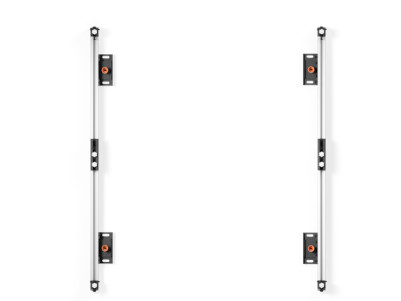 EDBAK ULS2500 Universal LED System for 2 cabinets 500mm | Black