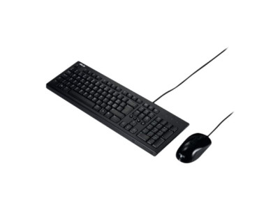 Asus U2000 | Keyboard and Mouse Set | Wired | US | Black