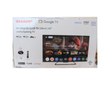 SALE OUT. Sharp | 43GR8265E | 43" | Smart TV | Google TV | 4K Ultra HD | DAMAGED PACKAGING