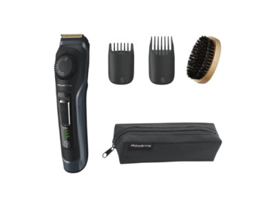 Rowenta Beard Trimmer | TN3804E0 Virtuo | Cordless | Number of length steps 39 | Black/Blue