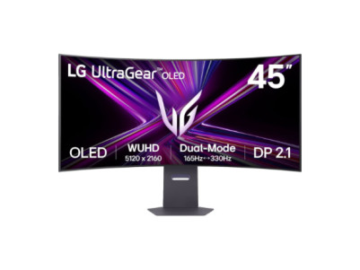 LG 45GX950A-B UltraGear 45" OLED WUHD Curved 5120x2160/21:9/0.03ms/275cd/m2/DisplayPort HDMI Headphone Out | LG