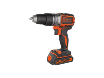 Black&Decker Hammer Drill BL188K-QW 18V BL 1Batt 400mA Kitbox | BLACK & DECKER