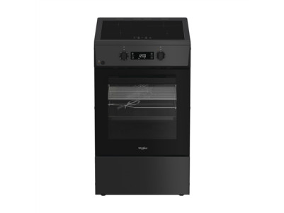 Whirlpool Cooker | W5I8LCSTA | Hob type Induction | Oven type Electric | Anthracite | Width 50 cm | Depth 60 cm | 60 L