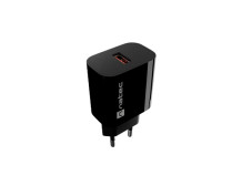 Natec Ribera USB Charger 1X USB-A 18W, Black