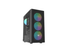 Fury PC Case | SHOBO SH8F ARGB | Black | Midi Tower