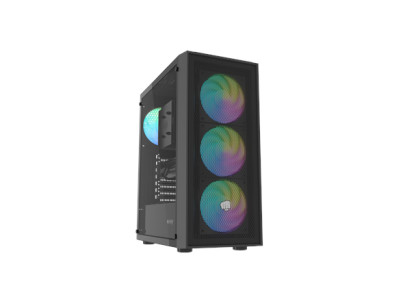 Fury PC Case | SHOBO SH8F ARGB | Black | Midi Tower
