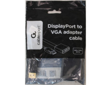 SALE OUT. Gembird DisplayPort to VGA adapter cable Black | Gembird Adapter cable | DisplayPort | VGA | DAMAGED PACKAGING