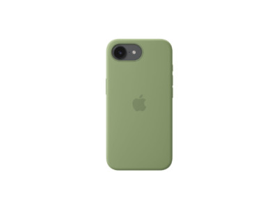 Apple iPhone 17e Silicone Case with MagSafe Light Moss | Apple