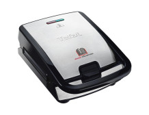 TEFAL | Sandwich Maker | SW854D | 700 W | Number of plates 4 | Number of pastry 2 | Black/Stainless steel